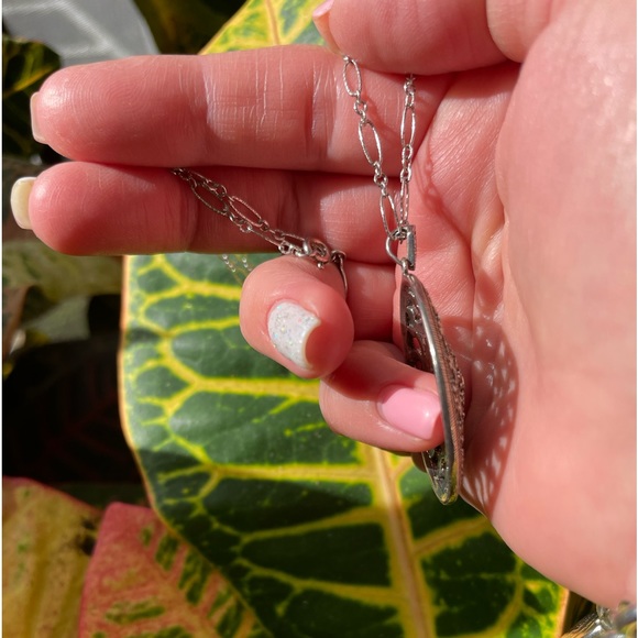 Marcasite Sterling Silver Pendant Chain - Picture 7 of 13